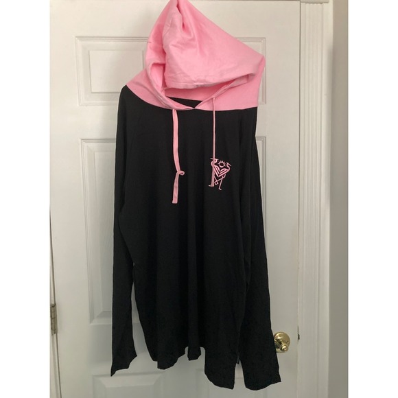 Men's 3XL NWOT Inter Miami CF Stadium Essentials‎ Black Hoodie Long Sleeve